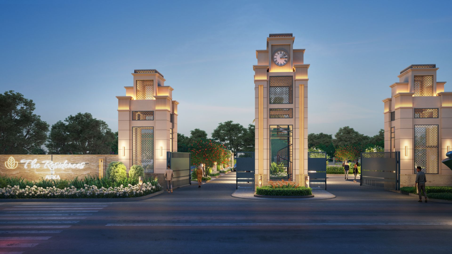 The Residences by Aurka - entrance gate